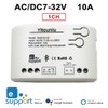 EWeLink 1CH WiFi Smart Switch Point/Self-Locking Relay Switch 7-32V, Mobile