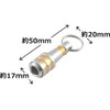 SK11 SBH-Y Bit Holder, 0.25 inch (6.35 mm) Axis, Yellow