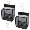 GUMQDD Mini Hangable Mesh Bathroom Storage Basket, Foldable Shower Caddy