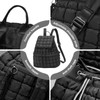 I IHAYNER Quilted Backpack Lightweight Puffer Backpack for Women Drawstring