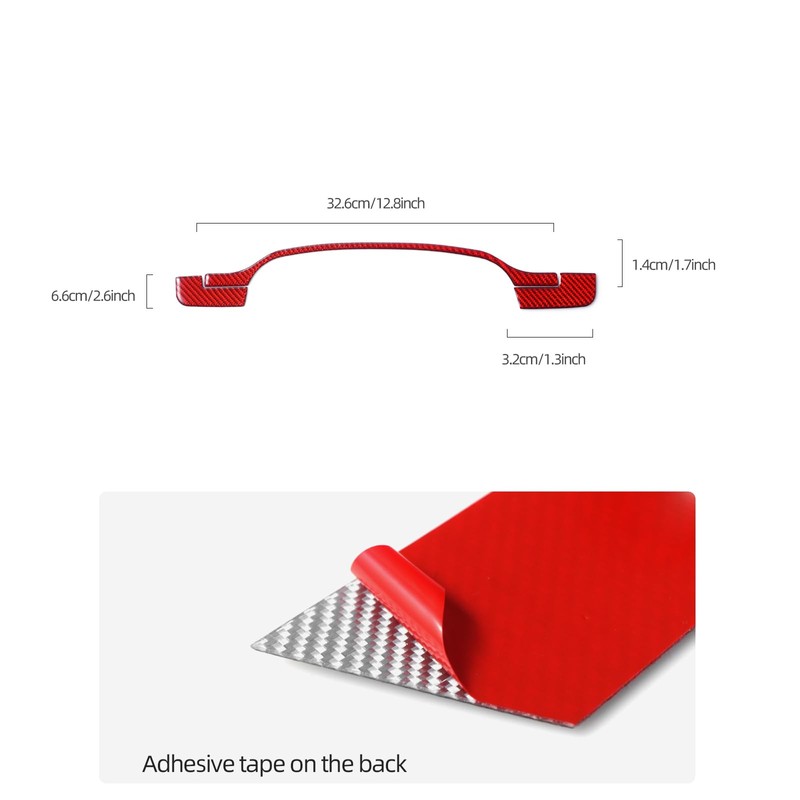 BETTERHUMZ Car Central Dashboard Panel Odometer Cover Trim Compatible with