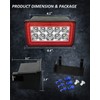 Bestview 5-In-1 LED Rear Fog Light Assembly Kits Compatible for