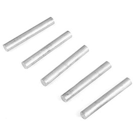 F-ber 5pcs Magnesium Mg Metal Rod Turned Finish High Purity Quality 99.99% 10mmx60mm/0.4"x 2.36" Fire Starter Survival Emergency Rod Well Sparks for Camping Hiking