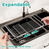 AIDERLY Dish Drying Rack in Sink Expandable Stainless Steel Kitchen
