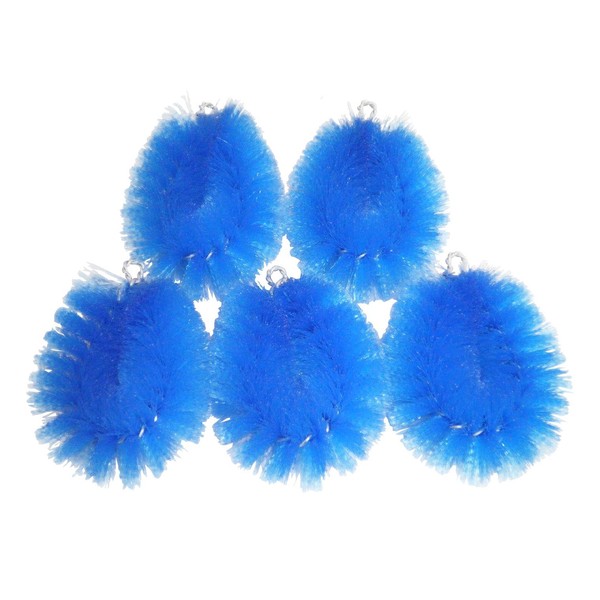 早川 Industrial Shedding Resistant Scrubber Blue Pack of 5 