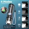 NAKCNM 2 Pack USB Rechargeable Flashlights Mini Handheld Pocket Super