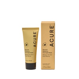Acure Revived Radiance Overnight Mask - Night Face Mask for Sleeping, Hydrating Facial Jelly for Glass Skin & Natural Glow, Anti Aging & Nourishing with Encapsulated Retinol & Avocado Oil - 1.7 fl oz