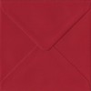 Scarlet Red S6 130mm x 130mm Gummed Small Square Colour
