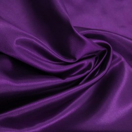 Eggplant Satin Fabric by The Yard, Charmeuse Fabrics, Charmeuse Satin, Bridal Wedding Satin Fabric- 20 Yard