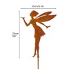 Qcwwy Decorative Garden Stakes, Garden Fairies Metal Art Garden Stakes