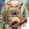 Tactical Mini Molle Hydration Pack,Molle Hydration Carrier with IFAK Pouch&US