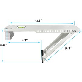 Window Air Conditioner Support Bracket, Universal AC Unit Window Brackets Light Duty, Up to 85 lbs.