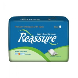 Reassure Premium Underpads with Tape - 200 per case