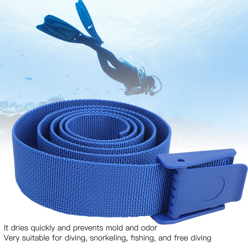 150CM Durable Diving Weights Belt Nylon Webbing Waist Belt with
