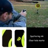 40 Sheets Reactive Shooting Target, 8 in Bullseye Reactive Shooting