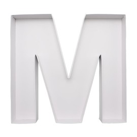 ZIJRXQ 12inch Cardboard Letter Fillable Shaped Decorative Box for Charcuterie(M)