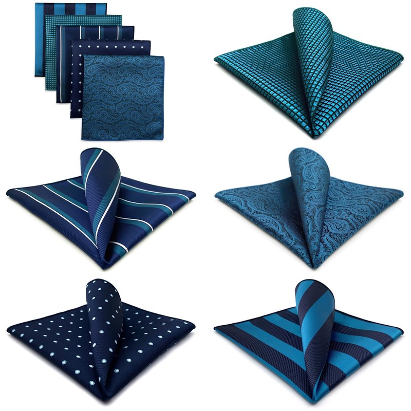 S&W SHLAX & WING Men's Pocket Square, 12.6 inches (32