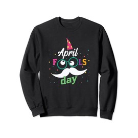 Happy april fools day for kids joke funny Sweatshirt