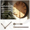 sourcing map 5 Set Wooden Clock Hands Only,Walnut Wood Clock