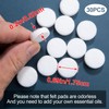 HINZIC 30Pcs Car Air Freshener Refill Felt Pads, 17.5MM/0.7inch Unscented