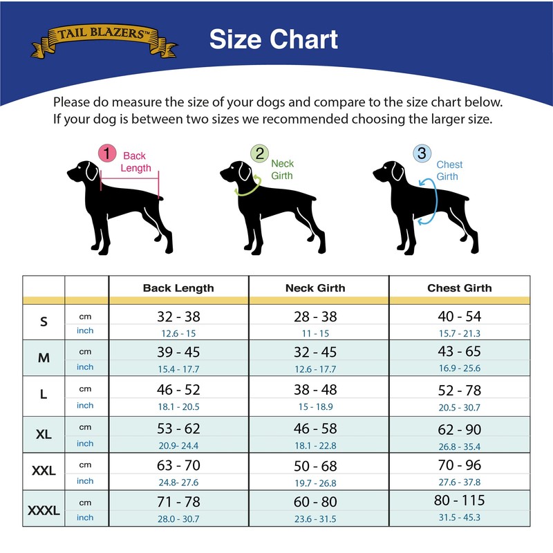 TAIL BLAZERS™ Quality Dog Drying Coat Keeps Dog Warm After