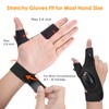LED Flashlight Gloves, Christmas Stocking Stuffers for Men Gift for