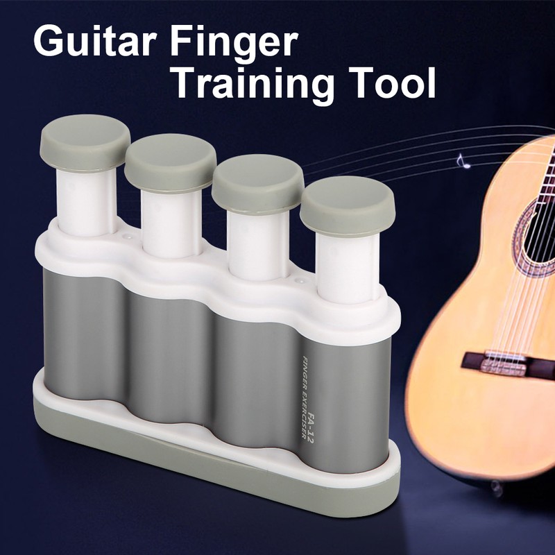 Flanger FA-12 Guitar Hand Finger Exerciser Strengthener Training Tool Accessory(Gray)