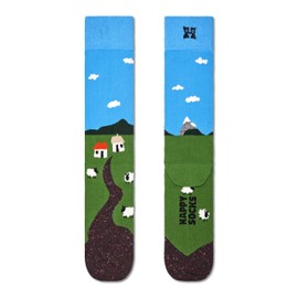 Happy Socks Men's Happy Little House on the Moorland Socks, Multi, 7 11 UK