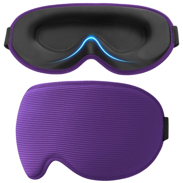 Gritin 100% Blackout Sleep Mask for Women & Men-Zero Eye