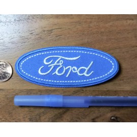 Unbranded Ford Cars Trucks Automotive Embroidered Iron On  Patch 1.5x3.5"