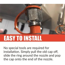 ANSUL  NEW (20) PACK ANSUL R102 STYLE RUBBER NOZZLE BLOW OFF  CAPS