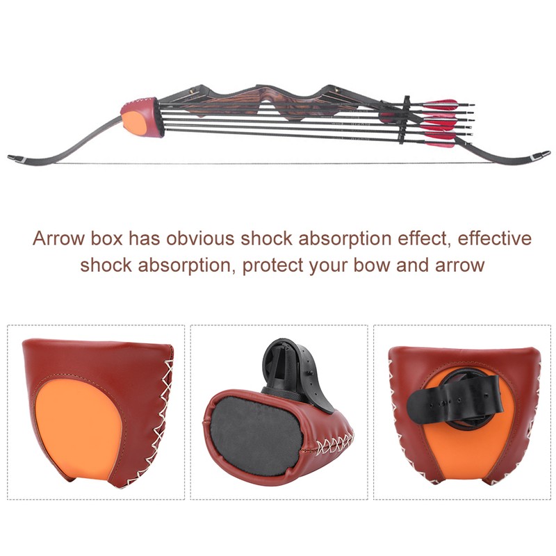 Quick Release 6 Arrows Archery Quiver Arrow Storage Box Accessory