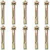 10 PCS M10 Heavy Duty Expansion Bolts,Wall Anchor Bolts (100mm)