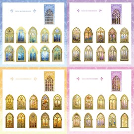 40 Sheets Flake Seals, Notebook Stickers, Cute, Stylish, Large Size, Waterproof PET Stickers, Schedule, Gift, Planner Stickers, Large Volume, Overseas Albums, Diaries, Household Books, Collage,