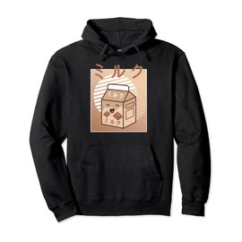 Kawaii Milk Retro Japanese Chocolate Milkshake Anime Pullover Hoodie