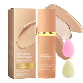 Colour Changing Foundation Water Proof Colour Changing Mature Skin Foundation Moisturizing Foundation Colour Changing Long-Lasting Nourishment Suitable for All Skin Types