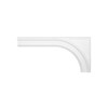 Door Border DK06 – Frame Made of PU Plastic White,