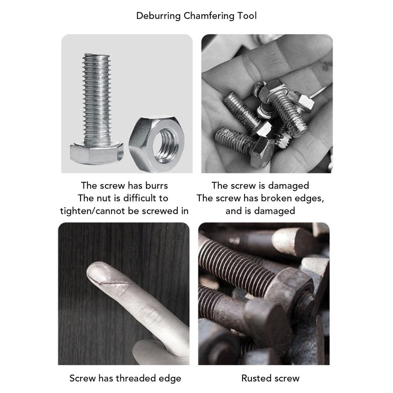 Deburring External Chamfer Tool with Tungsten Steel Blade, Deburring Chamfering