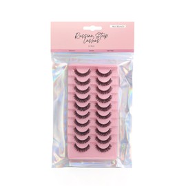 Insu Beauty Maximum Volume Russian Strip Re-useable Luxury Eyelashes - 10 Pairs (Birmingham)