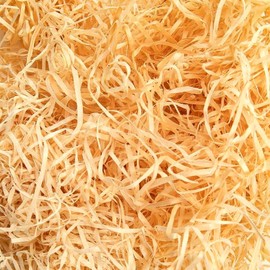 Natural Kiln Dried WOOD WOOL for Loose Packaging Protection Hamper Fill | Ecofriendly Fibre Moisture Absorbent Creative Arts Crafts Insulation and Animal Bedding (200 Grams)