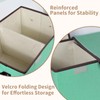 Tcbelosion Foldable Fabric Storage Box, 16.5 x 11.8 x 9.8