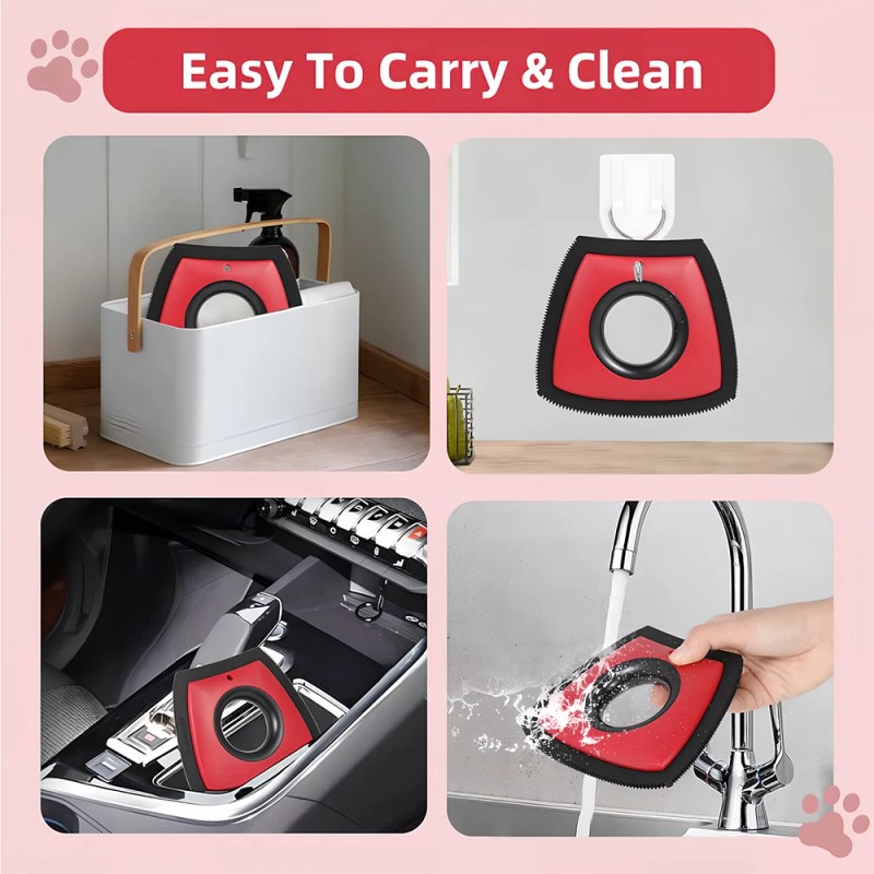 Pet Hair Removal Tool Car Detail Scraper Brush Comparable To