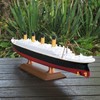 12" Prebuilt Display Model Ship with Stand (RMS Titanic- Collectors