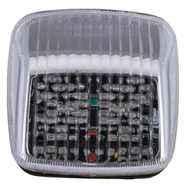 Compatible for HARLEY-DAVIDSON 1999–2007 FXSTD Softail Deuce ; LED Brake Tail Light Rear Lamp+Integraed Turn Signal Function (Style 3: Sequential LED Taillight+ Turn Signal, Clear Color)