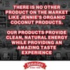 Jennies Organic Coconut Bites with Cranberries, Goji, Chia Seeds, &