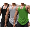 Babioboa Men's Gym Tank Tops 6 Pack Y-Back Workout Muscle
