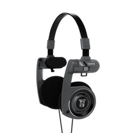 ModRetro Koss Porta Pro™ Collaboration Headphones Black - Foldable, Lightweight, Portable Audio Headphones for Comfortable Wearing and Good Sound Quality