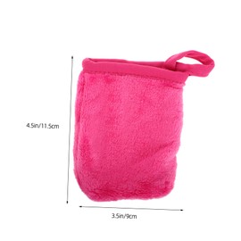 VICASKY Cleansing Microfiber Makeup Remover Gloves Reusable Face Scrub Mitts for for Quick Makeup Removal Soft Washable for Skin Types