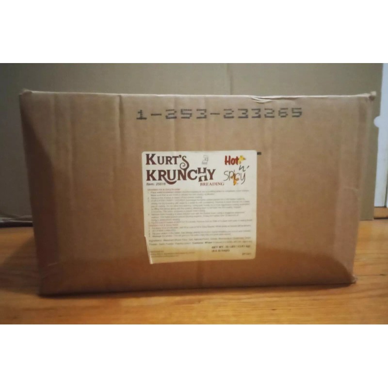 Kurt's Krunchy Hot n' Spicy Breader - 5 lbs bag
