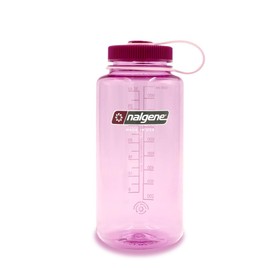 Nalgene Everyday Wide Mouth Water Bottle, - Pink transparent